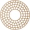 Ekena Millwork Fink Wood Fretwork Pierced Ceiling Medallion, Alder, 32"OD x 11 5/8"ID x 3/8"T CMWP32X32X0375FFAL - alternate 2